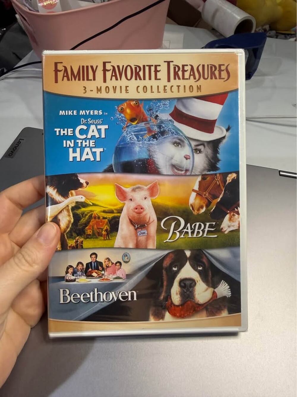 Favorite Treasures 3-Movie Collection: The Cat in the Hat, Babe, Beethoven DVD